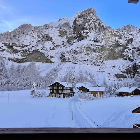Waterfall View Kandersteg Exterior photo